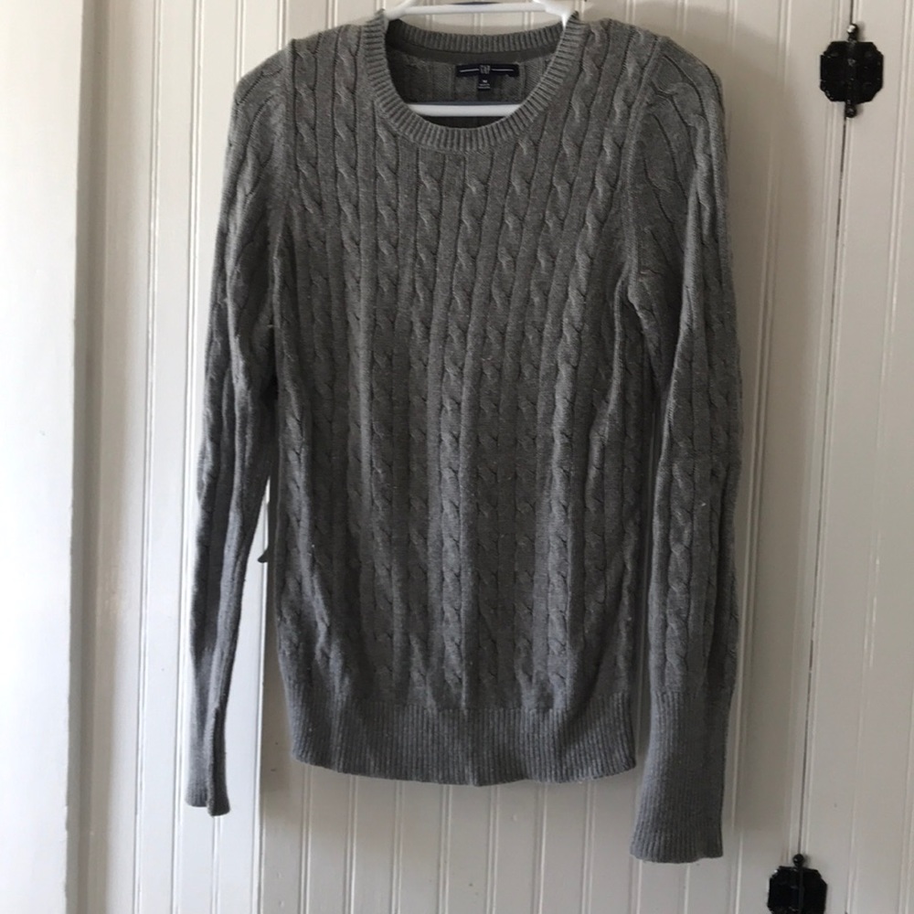 Warm cable knit sweater